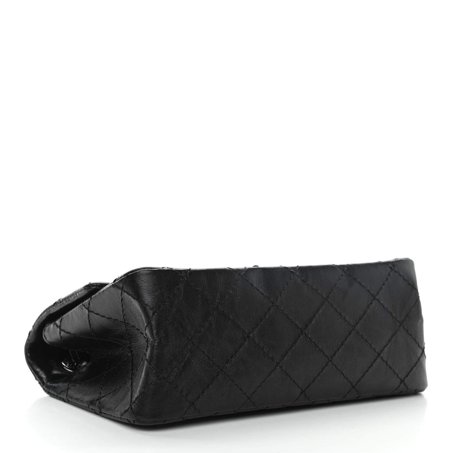 Chanel Aged Calfskin Quilted 2.55 Reissue Mini Flap So Black 4 of 11
