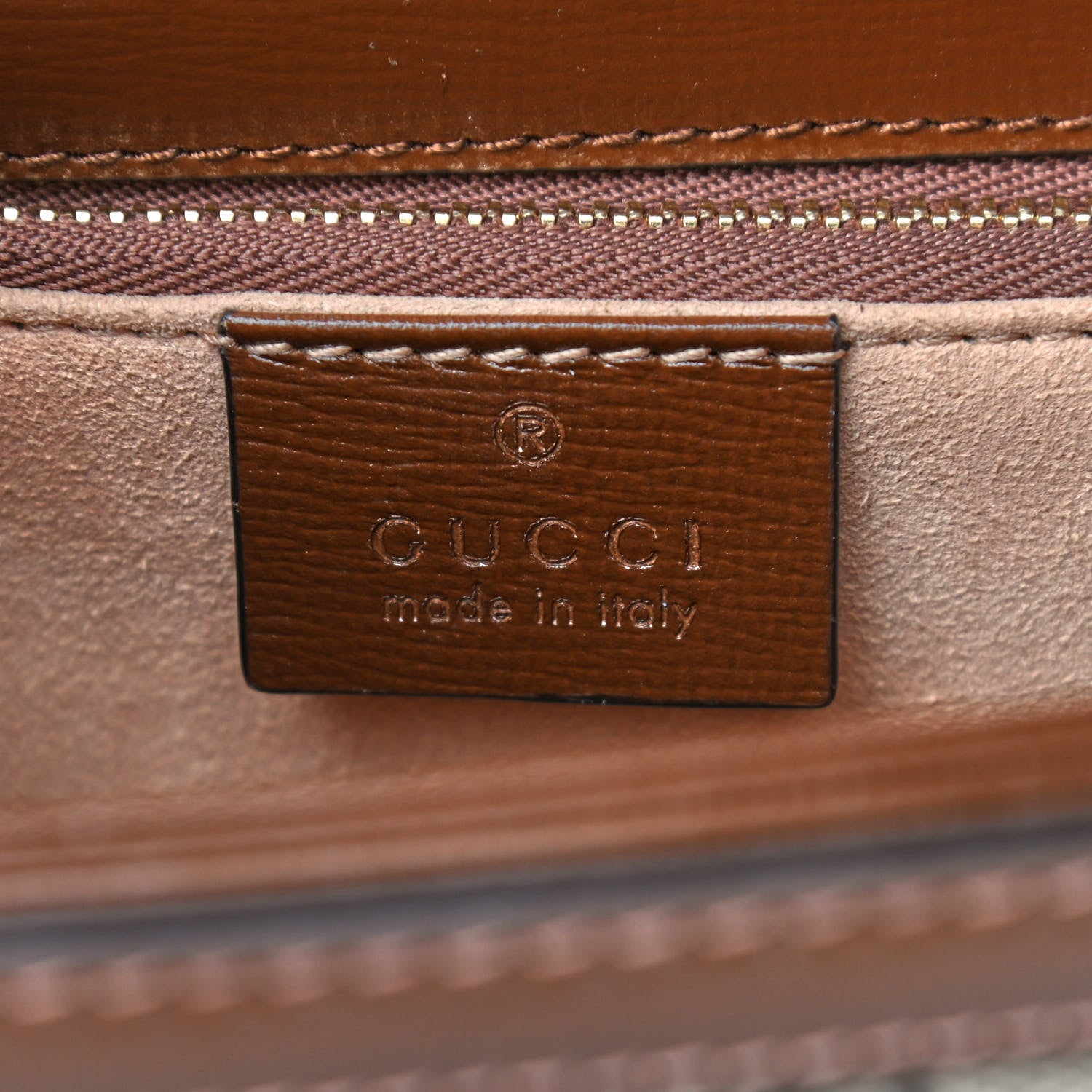 Gucci GG Supreme Monogram Horsebit 1955 Shoulder Bag Beige Brown Sugar 6 of 9