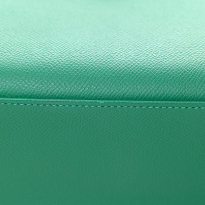 Hermes Epsom Kelly Sellier 25 Vert Vertigo 10 of 11