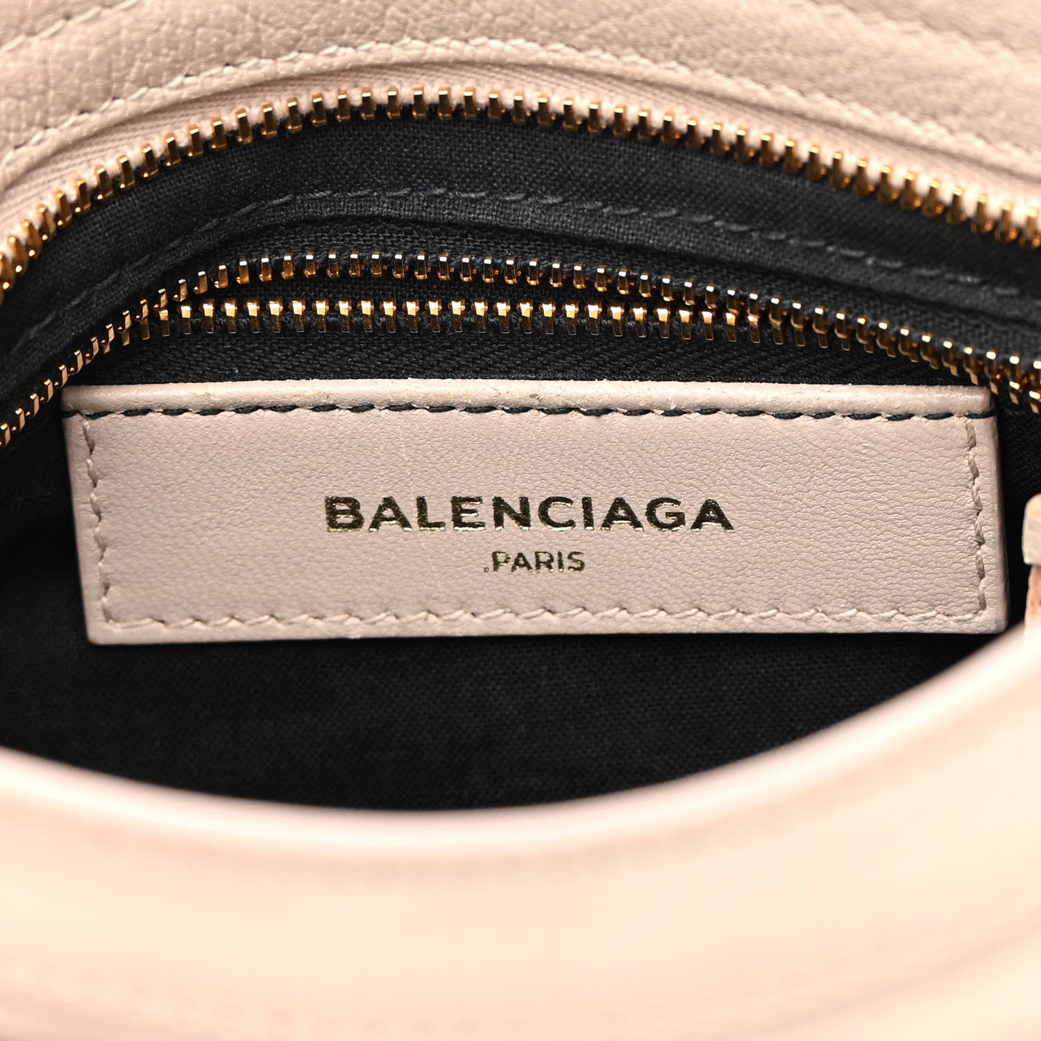 Balenciaga Chevre Gold Metallic Edge Hardware Mini City Beige Praline 6 of 10