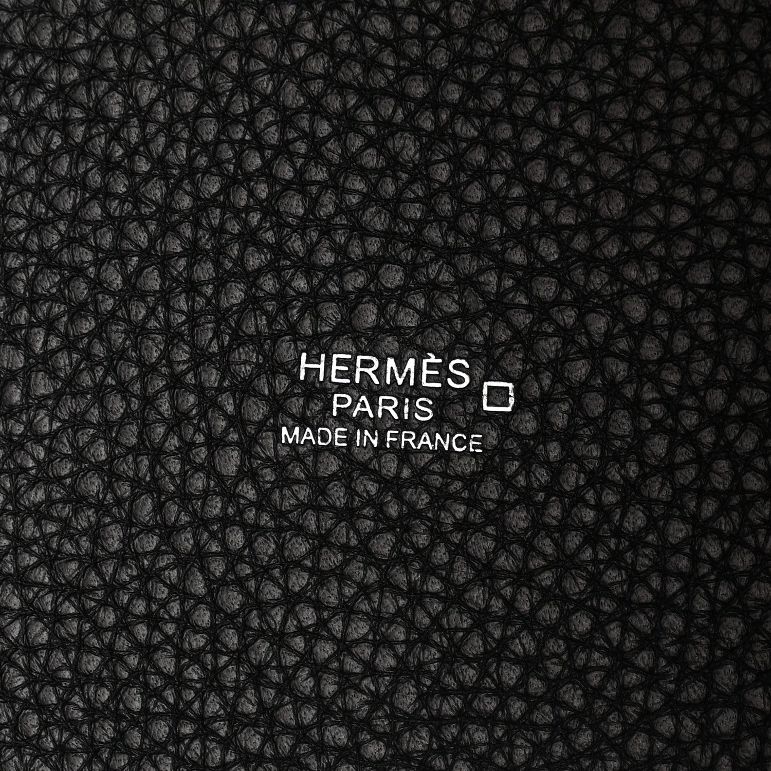 Hermes Taurillon Clemence Matte Alligator Picotin Lock Touch 22 MM Black 6 of 11