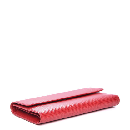 Louis Vuitton Epi Porte Tresor International Wallet Rouge 4 of 7