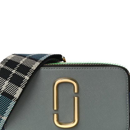 Marc Jacobs Saffiano Small Snapshot Camera Bag Grey Multicolor 8 of 10
