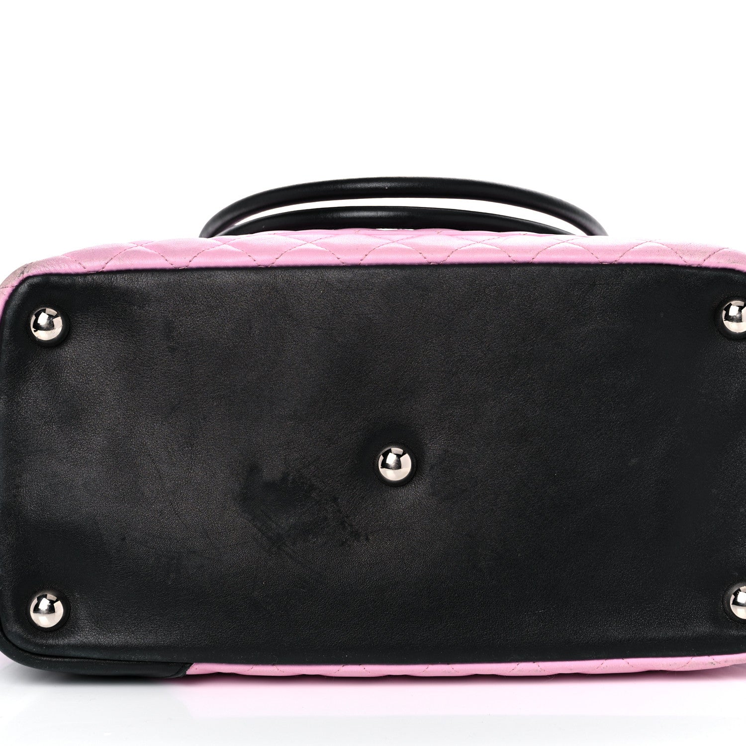 Chanel Calfskin Quilted Large Cambon Tote Pink Black 12 of 22