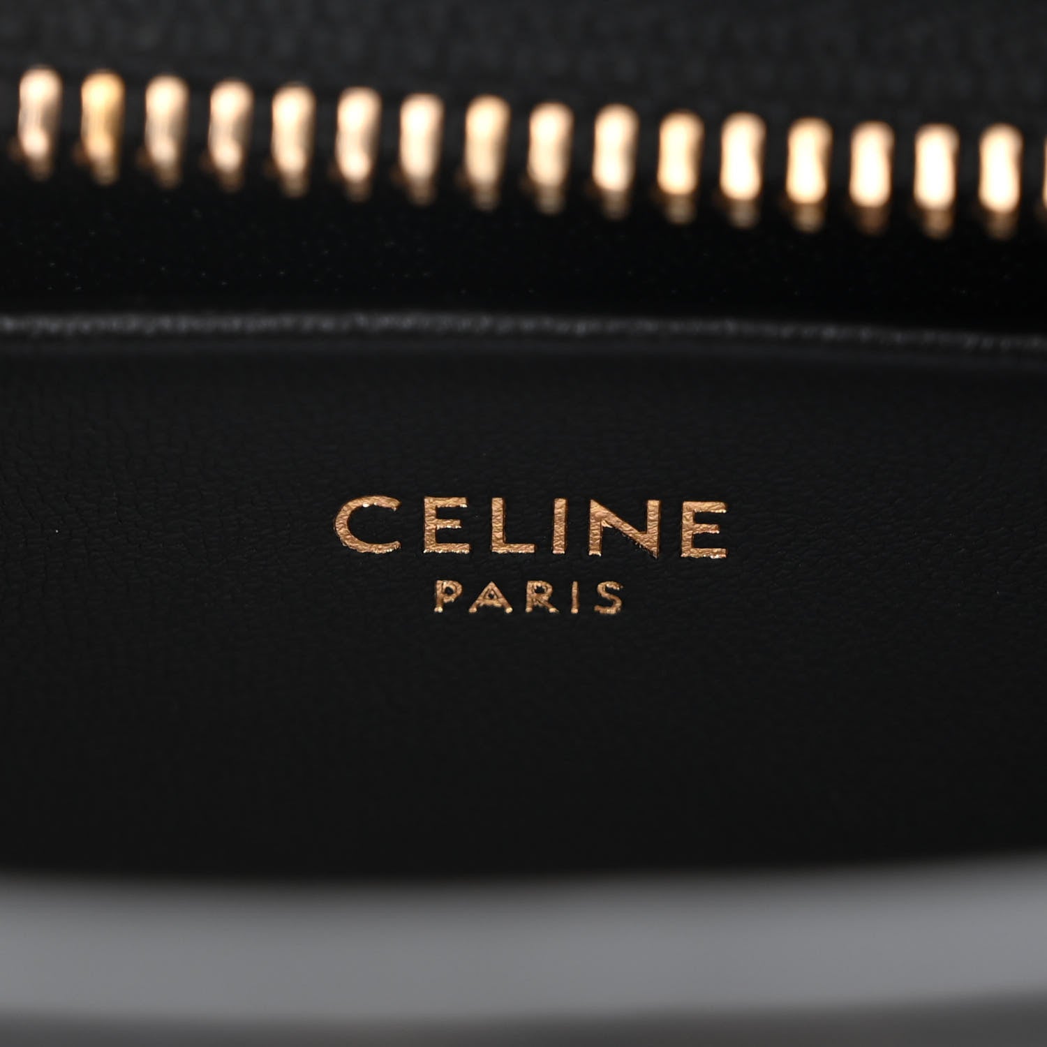Celine Shiny Calfskin Medium Tilly Triomphe Shoulder Bag Black 6 of 9