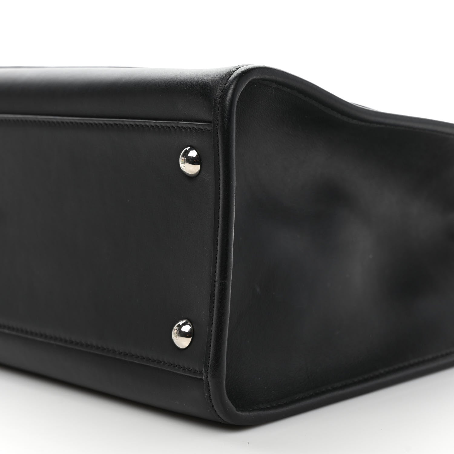 Fendi Vitello Century Opaco F is Fendi Regular Runaway Satchel Black 9 of 9
