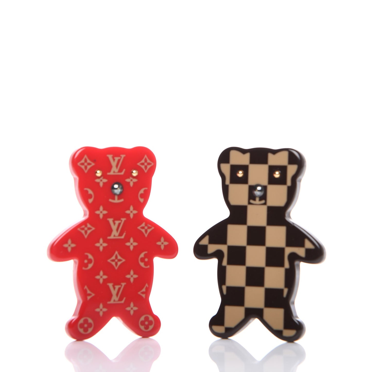 Teddy Bear Nonours Pin Brooch Set