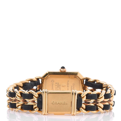 Chanel Stainless Steel Lambskin 20mm Chain Premiere Quartz Watch Gold M 4 of 8