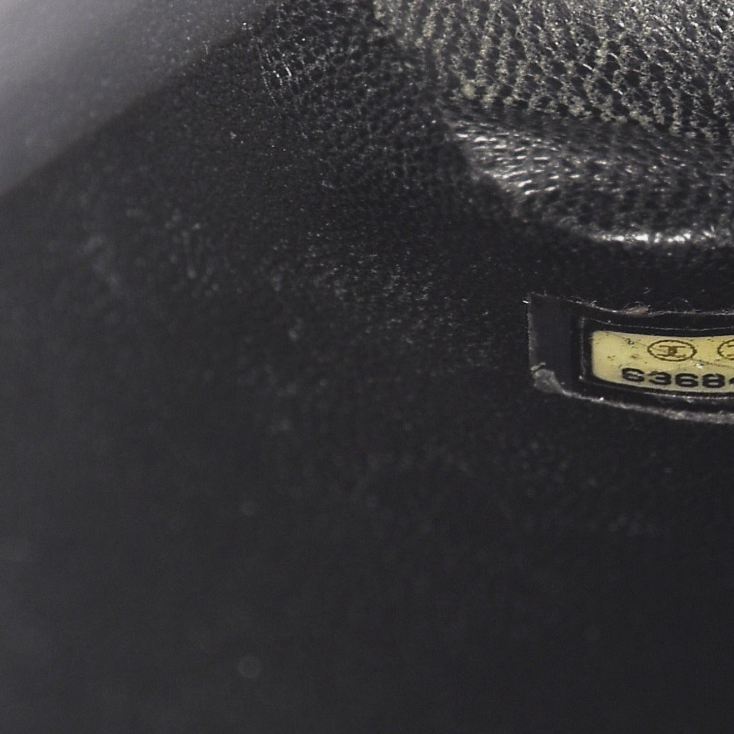 Patent Quilted Medallion Tote Black