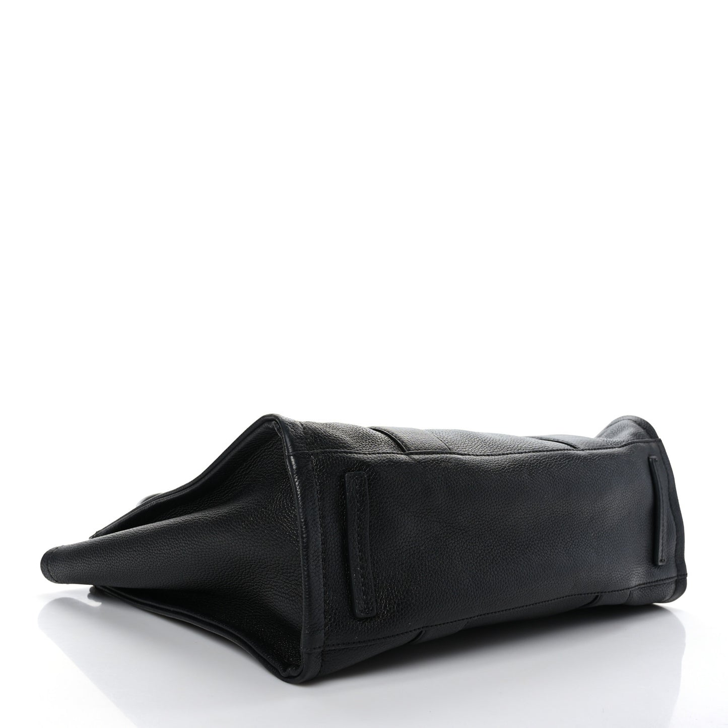 Grained Calfskin Large The Tote Bag Black