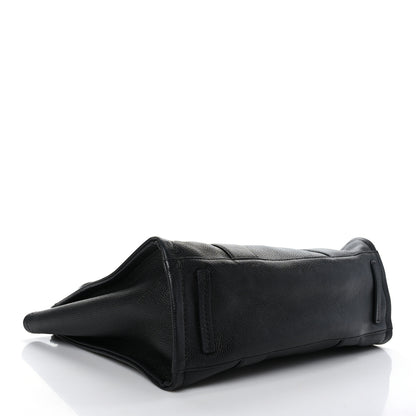 Marc Jacobs Grained Calfskin Large The Tote Bag Black 4 of 11