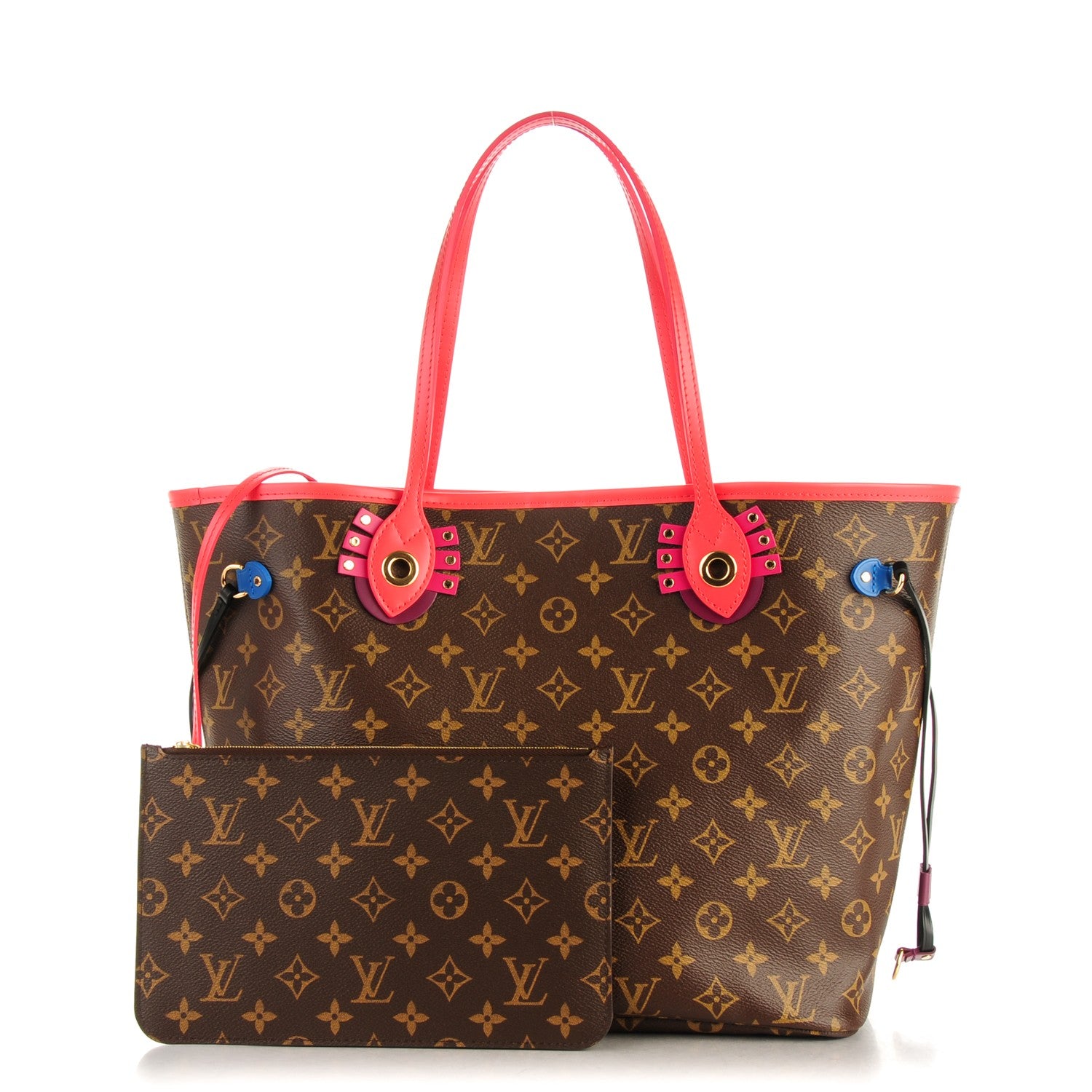 Louis Vuitton Monogram Totem Neo Neverfull MM Flamingo 1 of 8