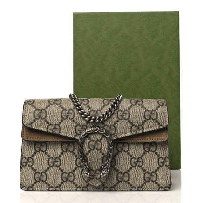 Gucci GG Supreme Monogram Super Mini Dionysus Shoulder Bag Taupe 10 of 10