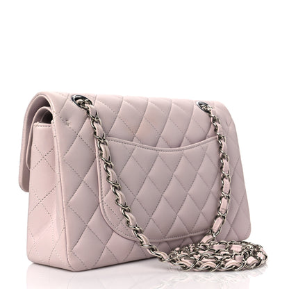 Chanel Lambskin Quilted Small Double Flap Light Purple 3 of 8
