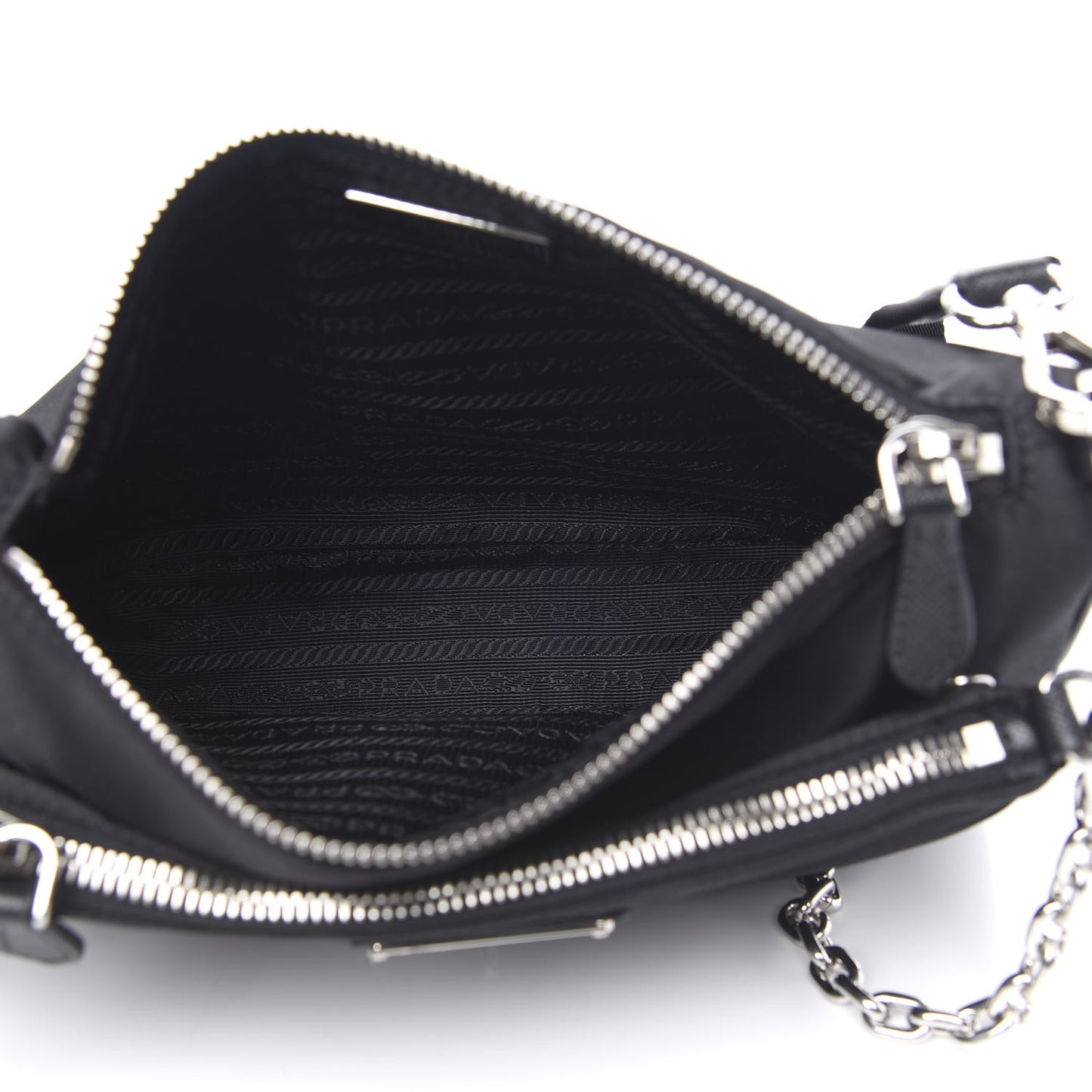 Nylon Shoulder Bag Black