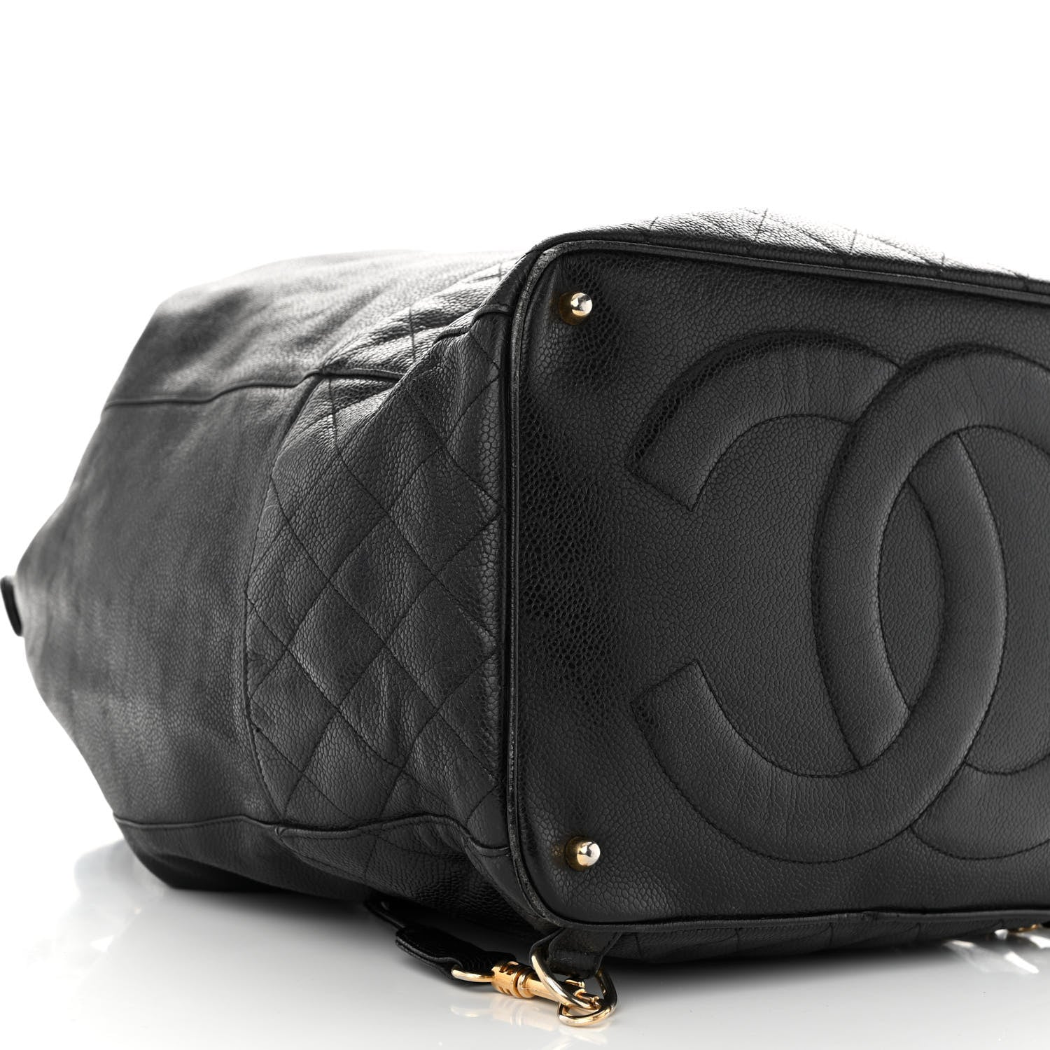 Chanel Caviar Quilted Drawstring Backpack Black 8 of 9