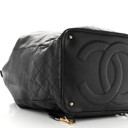 Chanel Caviar Quilted Drawstring Backpack Black 8 of 9