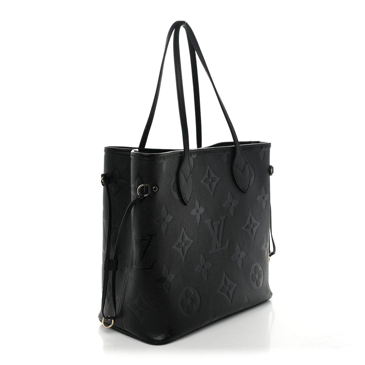 Louis Vuitton Empreinte Monogram Giant Neverfull MM Black 3 of 9