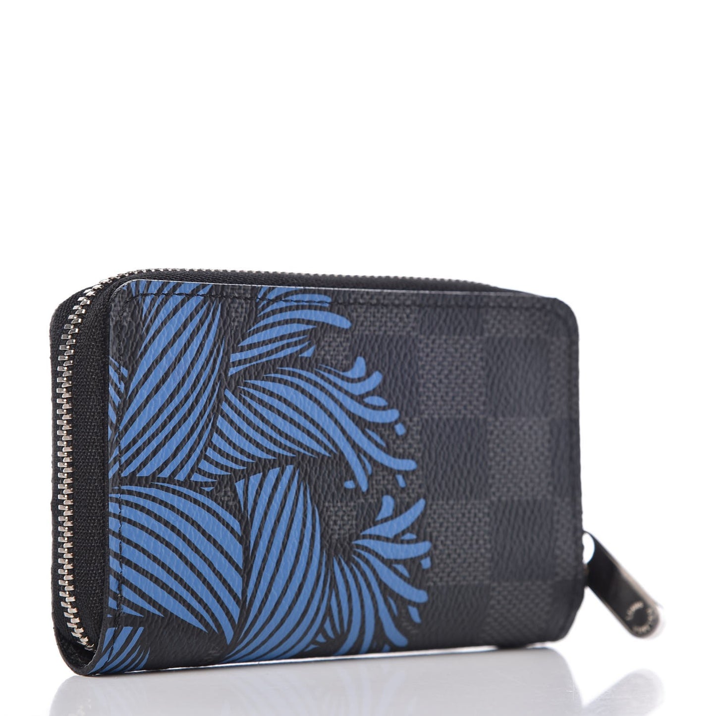 Damier Graphite Rope Zippy Coin Purse Blue