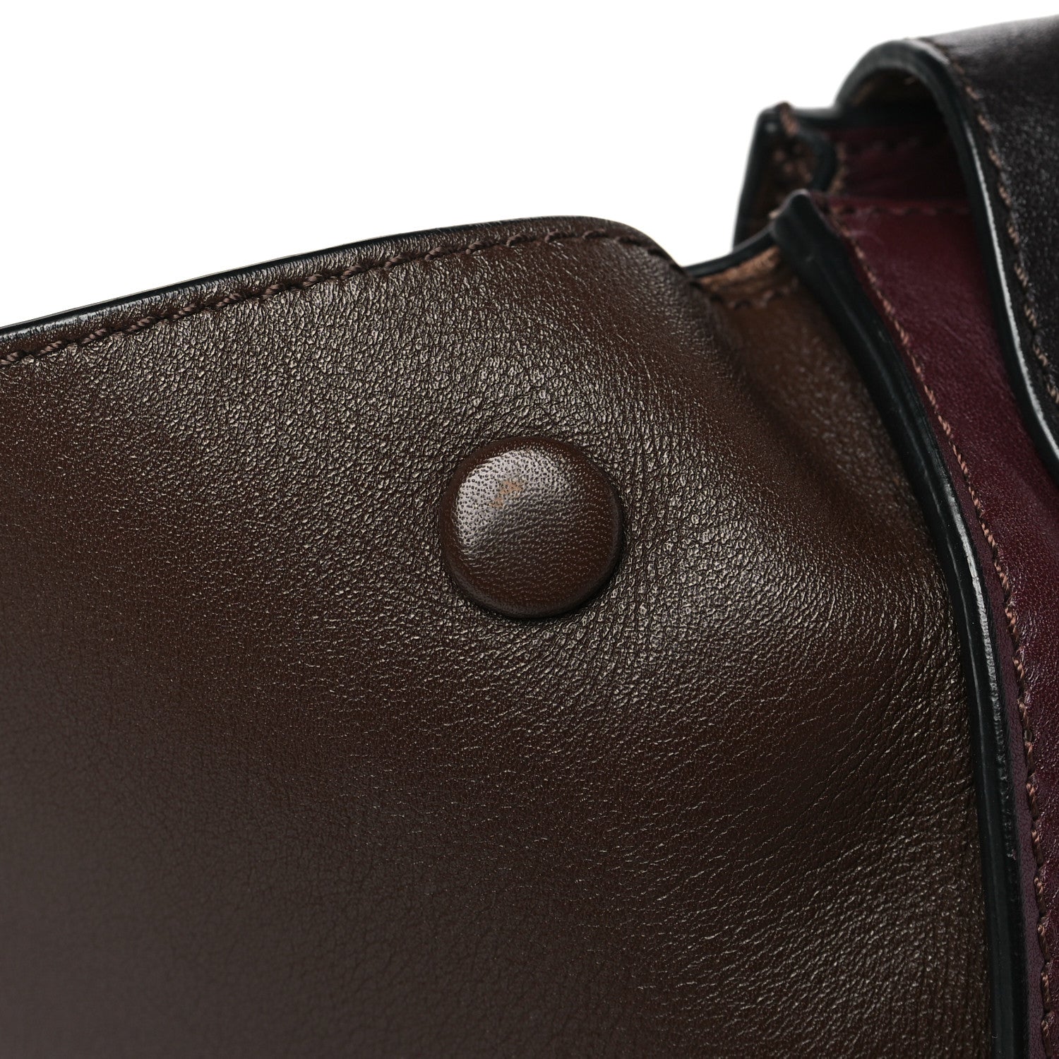 Celine Smooth Calfskin Medium Tri-Color Trapeze Ebony 10 of 10