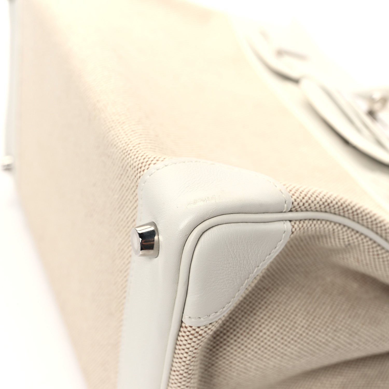 Hermes Toile Swift Birkin 30 White 11 of 12