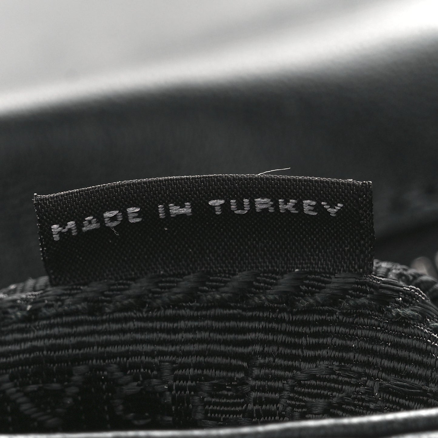 Nappa Gaufre Small Chain Flap Shoulder Bag Black