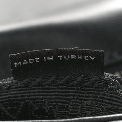 Prada Nappa Gaufre Small Chain Flap Shoulder Bag Black 8 of 13