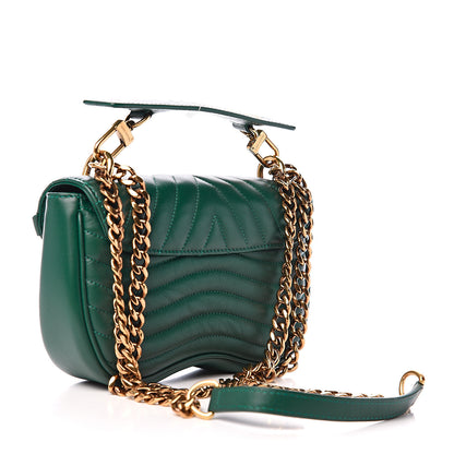 Louis Vuitton Calfskin New Wave Chain PM Emerald 2 of 9