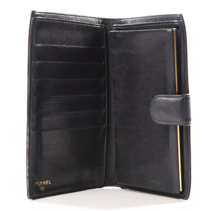 Chanel Caviar Timeless CC French Wallet Black 3 of 10