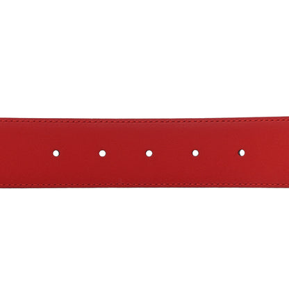 Gucci Moon Calfskin Interlocking G 37mm Belt 95 38 Vibrant Red 4 of 5