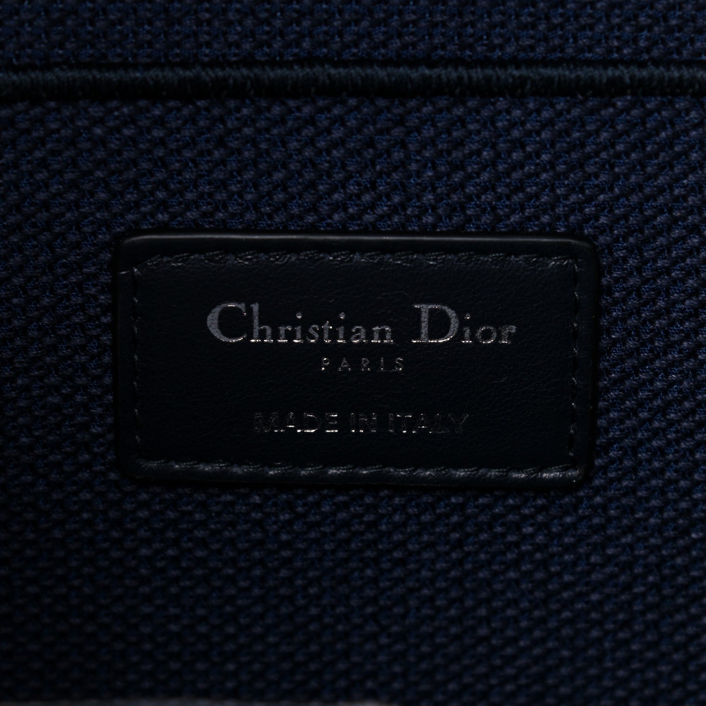 Oblique Diortravel Vanity Case Blue