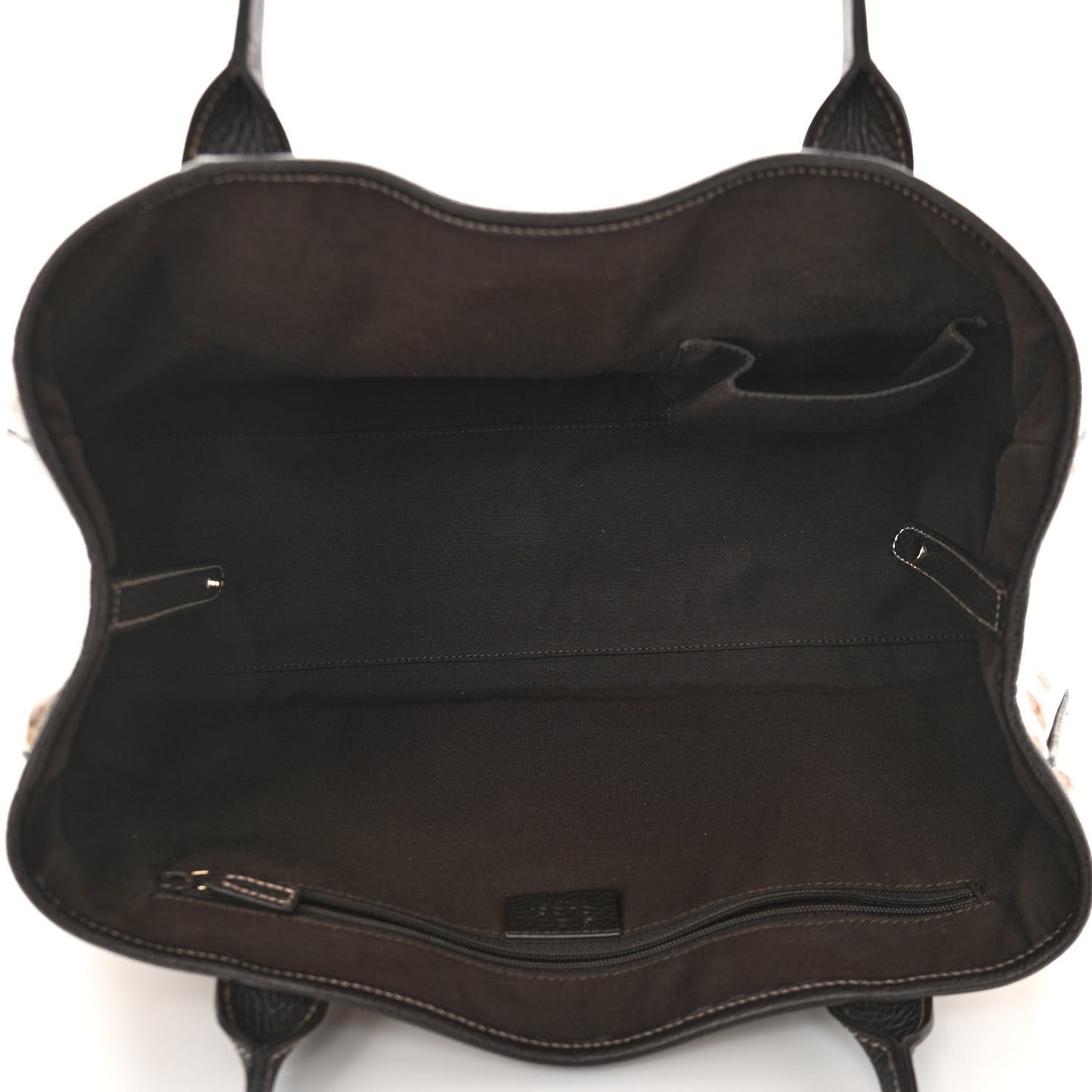 Crystal Monogram Medium Princy Tote Dark Brown