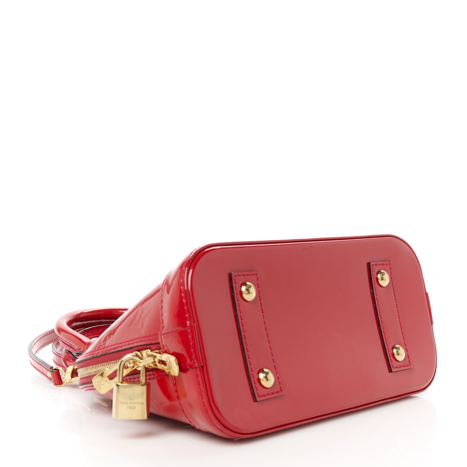 Louis Vuitton Vernis Alma BB Rose Indien 4 of 10