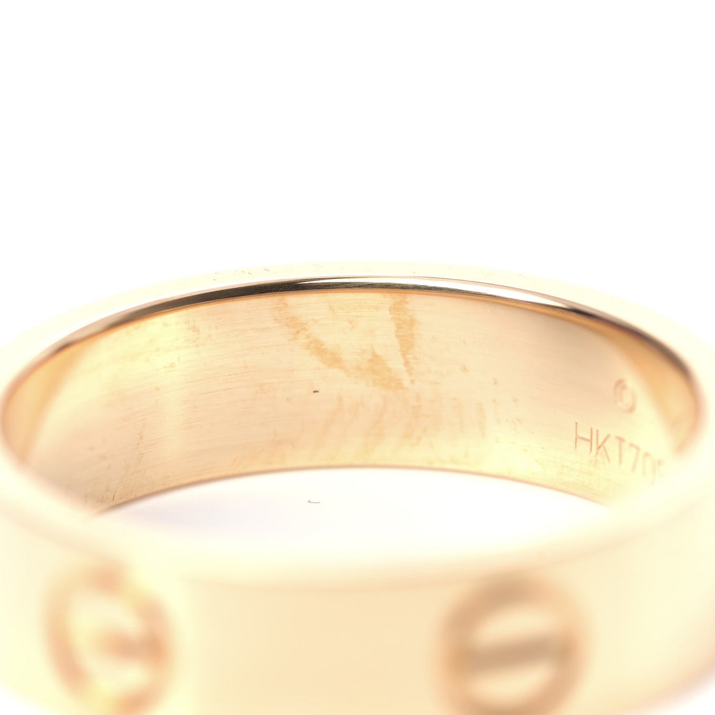 18K Yellow Gold 5.5mm LOVE Ring 56 7.5