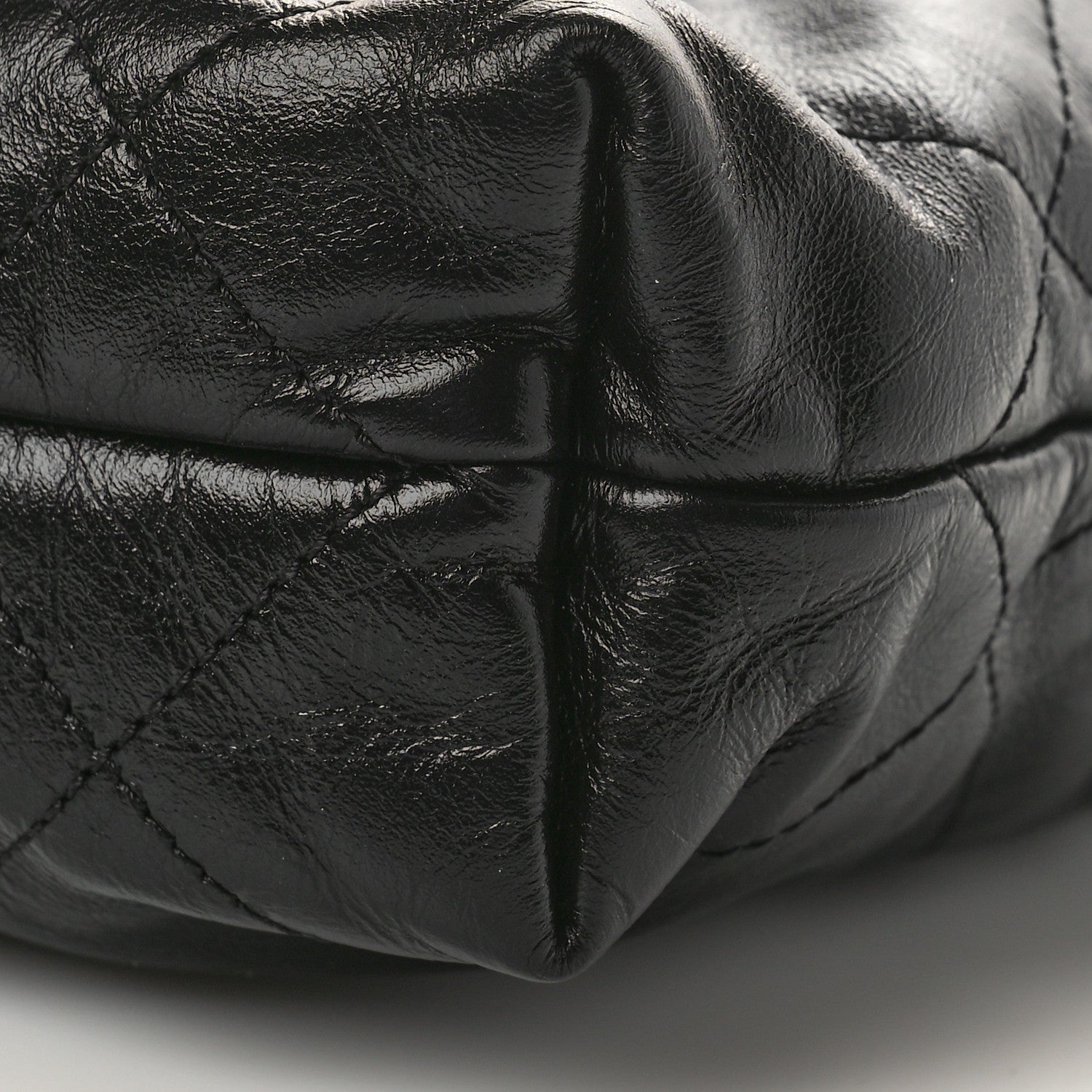 Chanel Shiny Calfskin Quilted Mini Chanel 22 Black 9 of 9