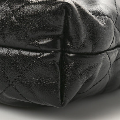 Chanel Shiny Calfskin Quilted Mini Chanel 22 Black 9 of 9