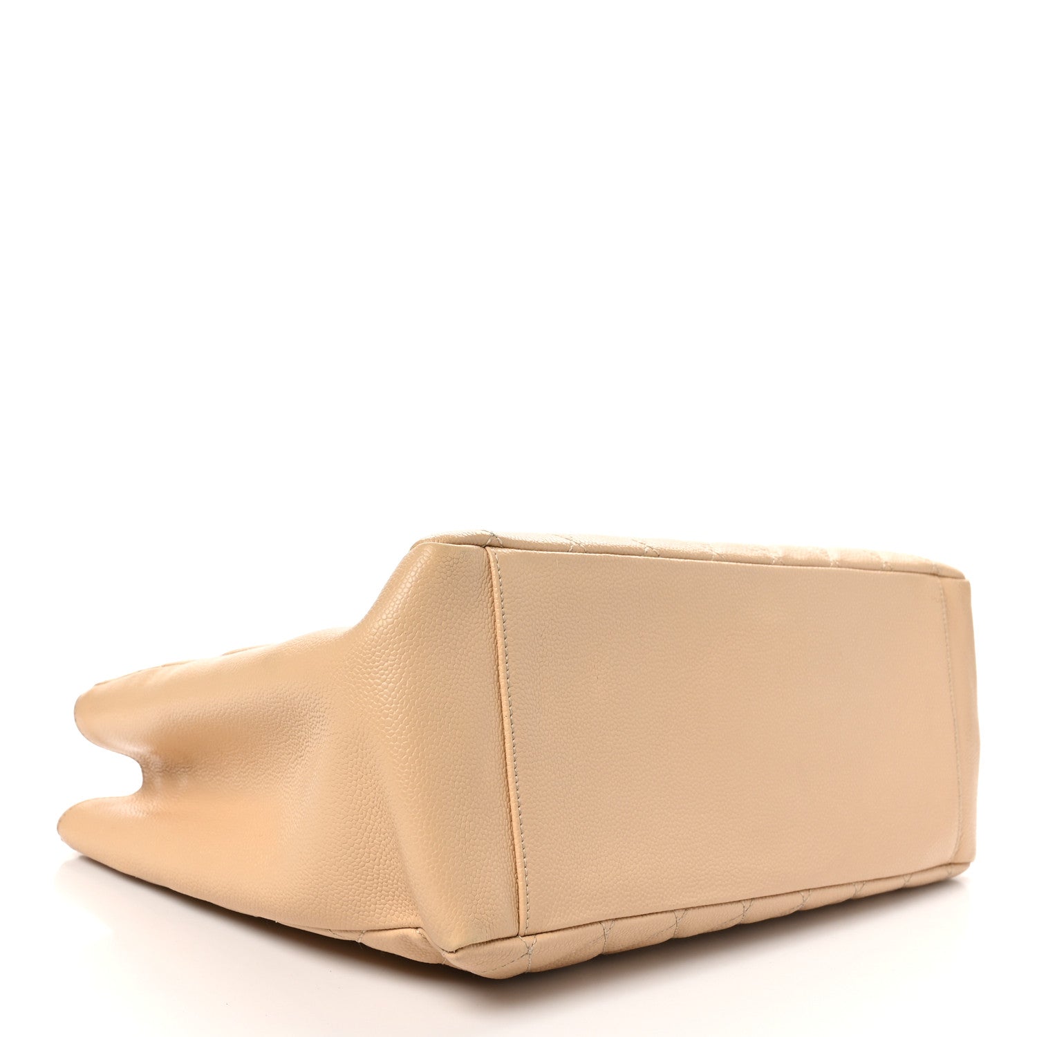 Chanel Caviar Quilted Grand Shopping Tote GST Beige Clair 4 of 12