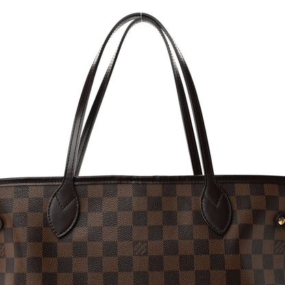 Louis Vuitton Damier Ebene Neo Neverfull MM Rose Ballerine 7 of 13