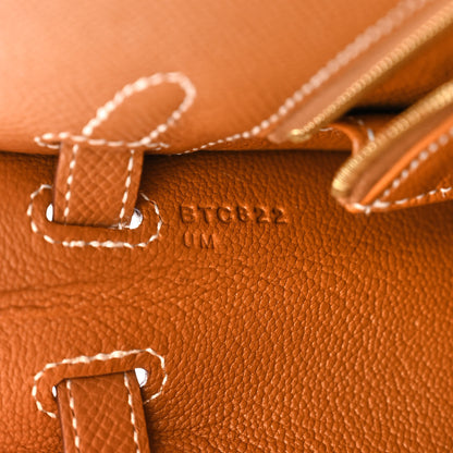 Hermes Epsom Kelly Sellier 25 Gold 7 of 12