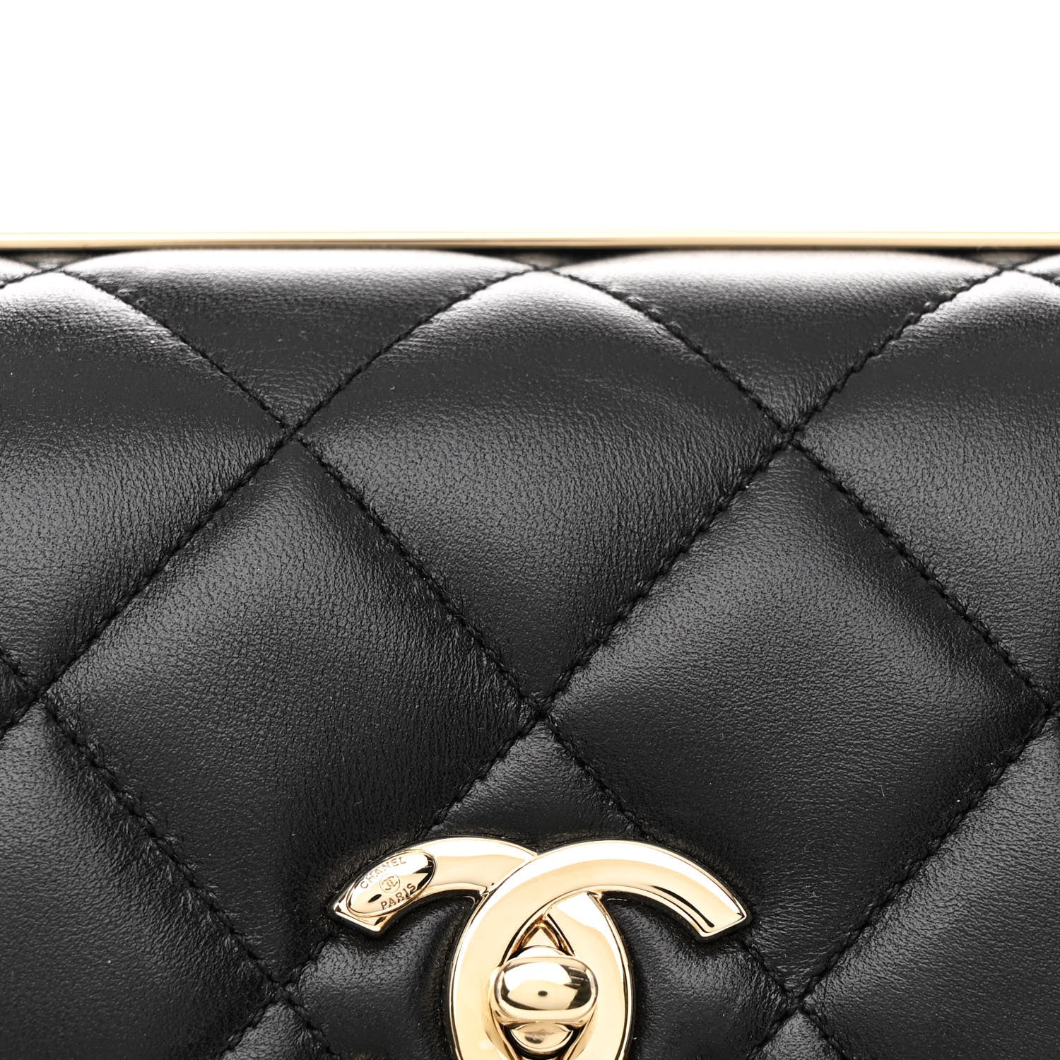 Chanel Lambskin Quilted Small Trendy CC Dual Handle Flap Bag Black 8 of 10