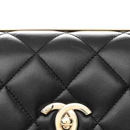 Chanel Lambskin Quilted Small Trendy CC Dual Handle Flap Bag Black 8 of 10