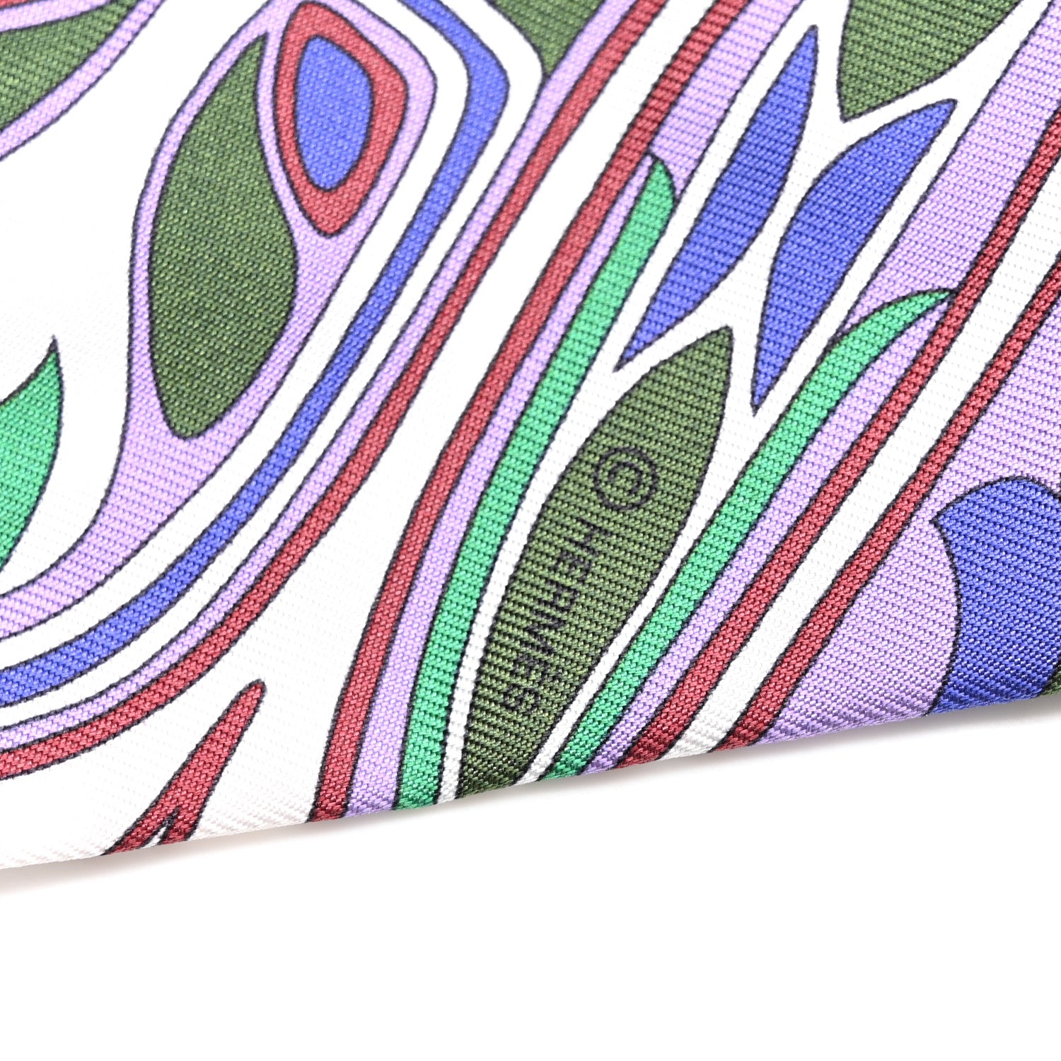 Hermes Silk Folklore Twilly 4 of 4
