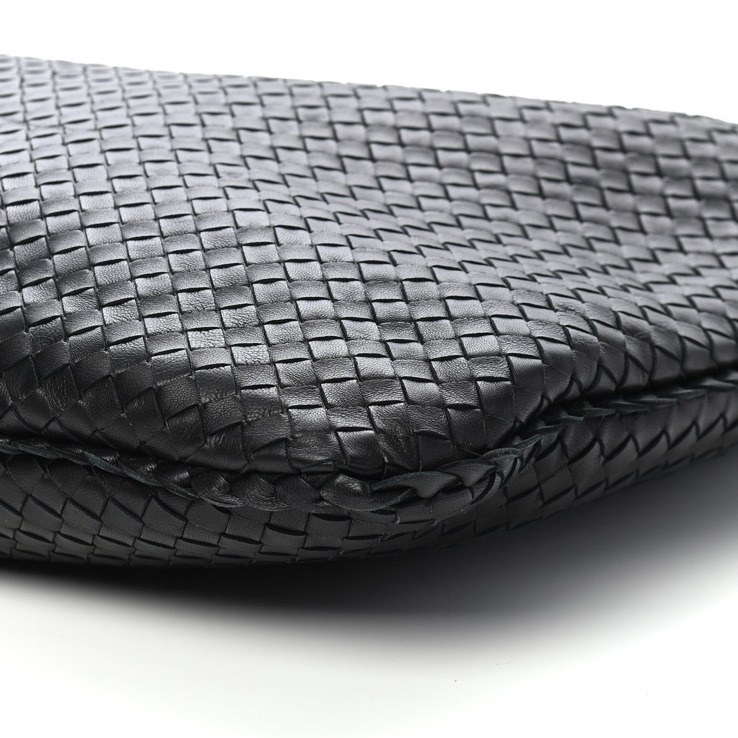 Nappa Intrecciato Large Veneta Hobo Black