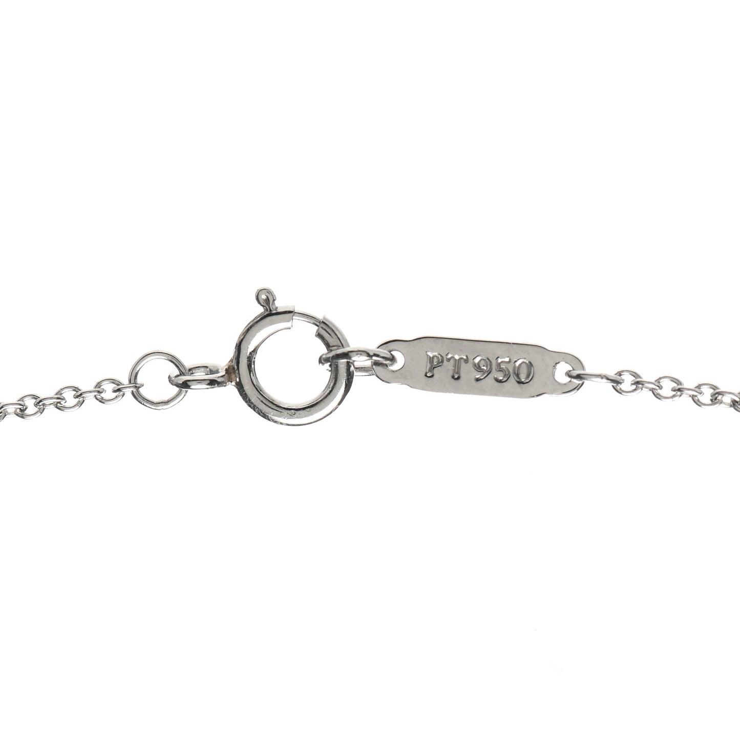 Platinum Diamond Small Paper Flowers Pendant Necklace