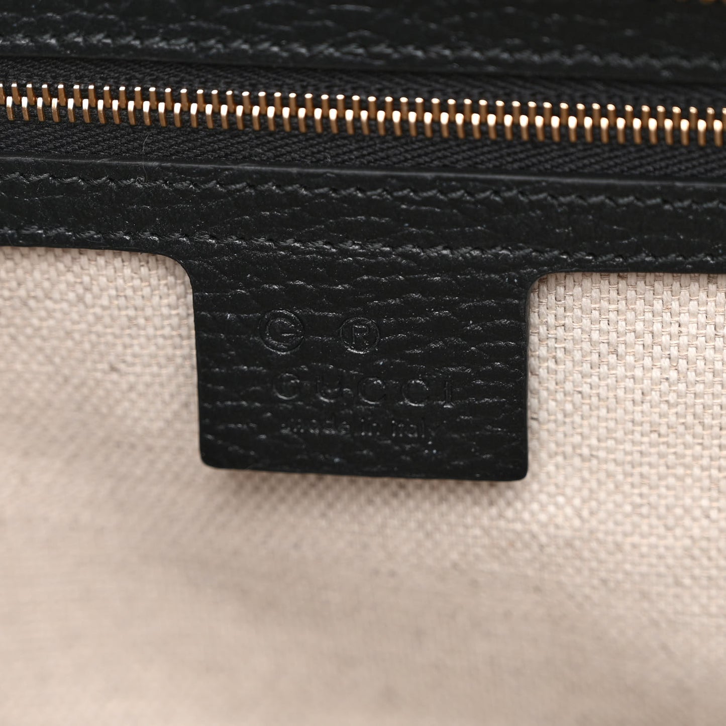 Dollar Calfskin Large Soho Top Handle Satchel Black