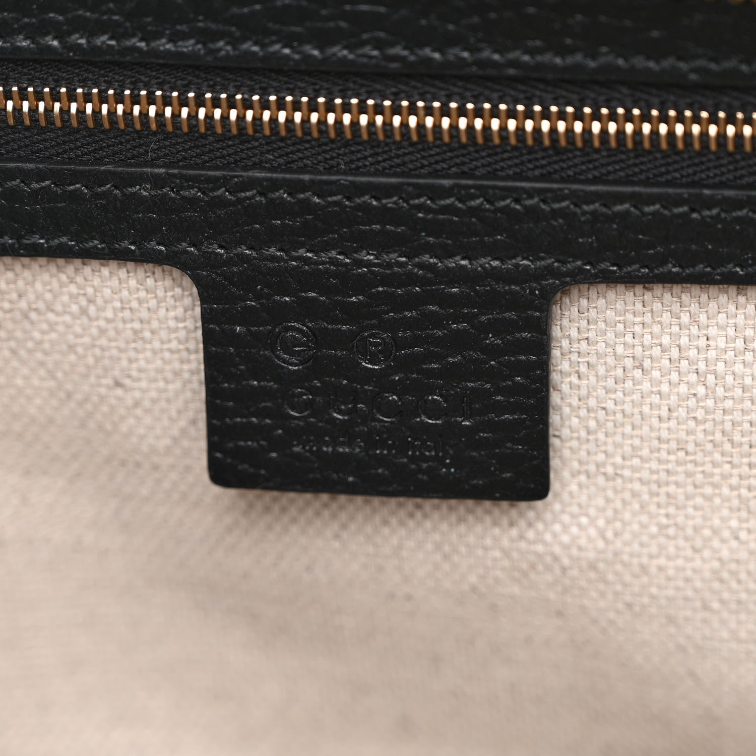 Gucci Dollar Calfskin Large Soho Top Handle Satchel Black 6 of 12