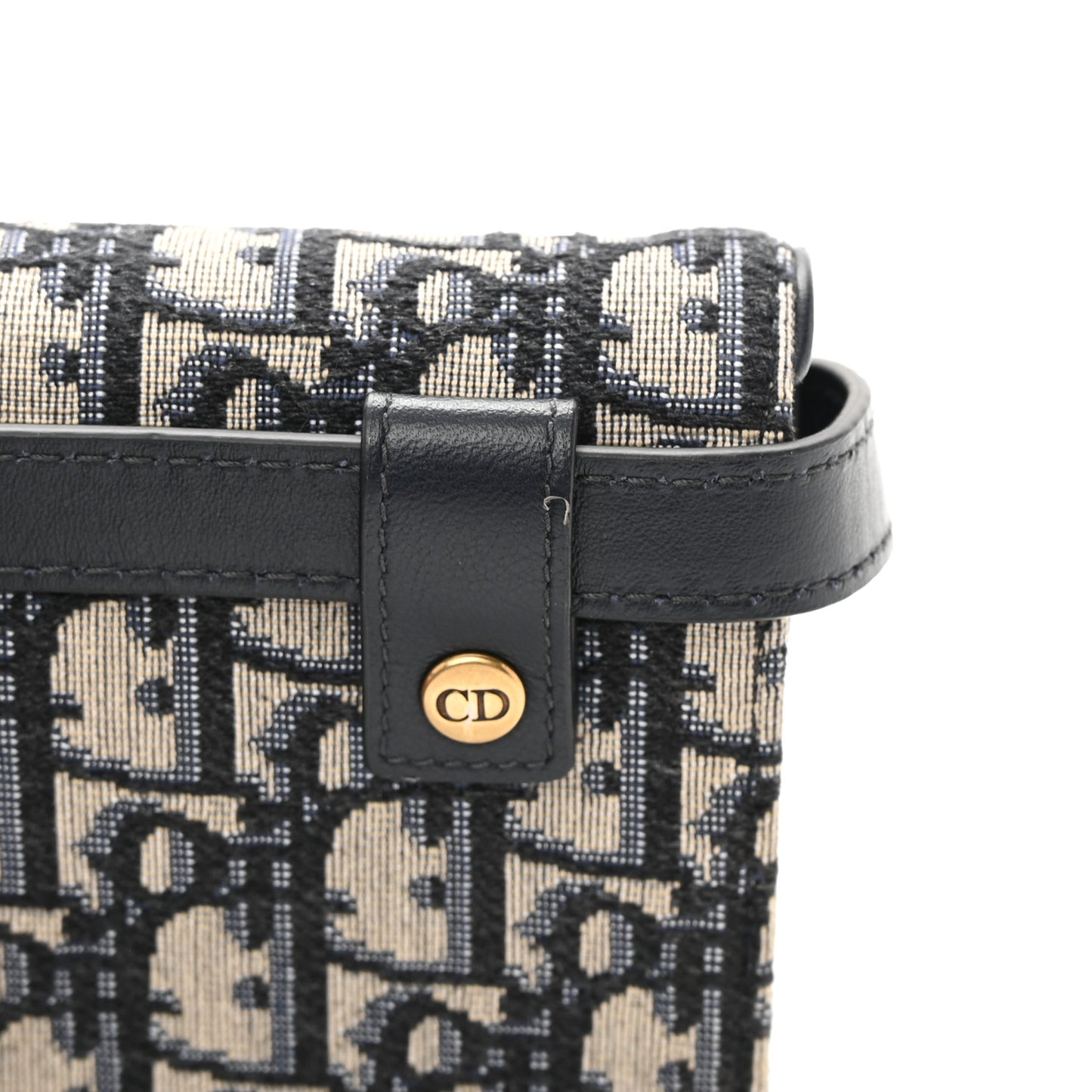 Oblique Saddle Belt Bag Blue