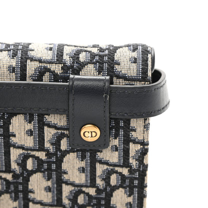 Christian Dior Oblique Saddle Belt Bag Blue 12 of 13