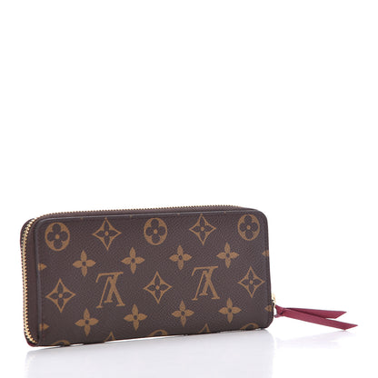 Louis Vuitton Monogram Clemence Wallet Fuchsia 3 of 7