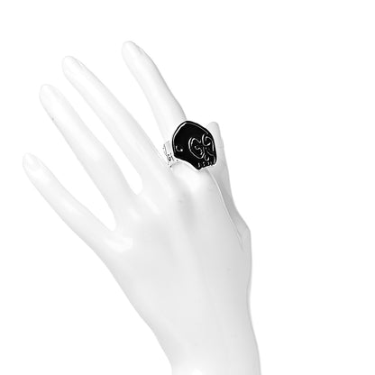 Gucci Sterling Silver GucciGhost Hamlet Skull Ring 53 6.25 2 of 7